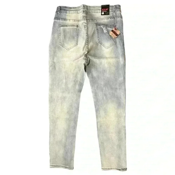 LAIERNA distressed embellished high rise skinny jeans women’s size 31 - Picture 5 of 14